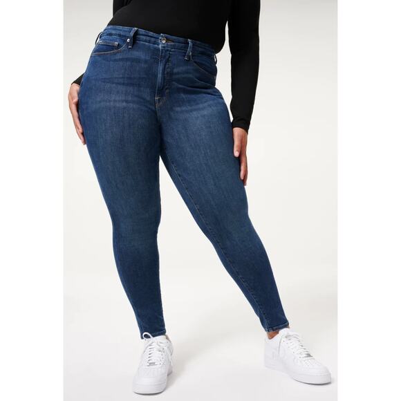 GOOD AMERICAN NWT Good Legs Blue Skinny Jeans in Blue004 // 22 Plus - Picture 2 of 10